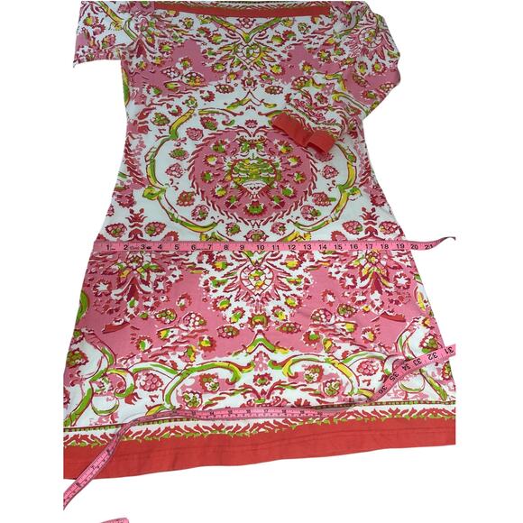 Barbara Gerwit Printed Dress Resort Wear Coastal Pink Women's Size Medium - Picture 11 of 14